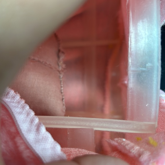 Retro kitsch 14.5” rubber face pink plush dress pyjama girl Made in Toronto - Picture 12 of 16